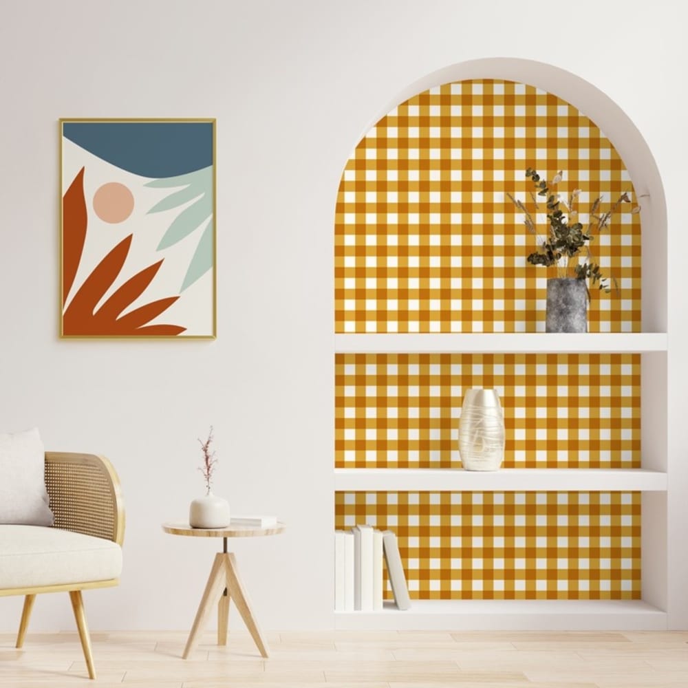 Papier peint raccordable - orange