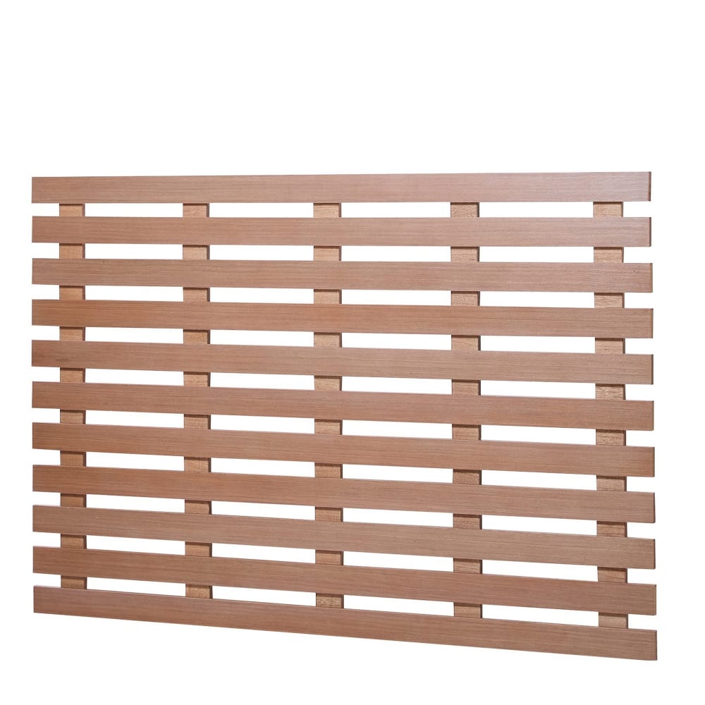 Tête de lit 160 en bois finition noyer