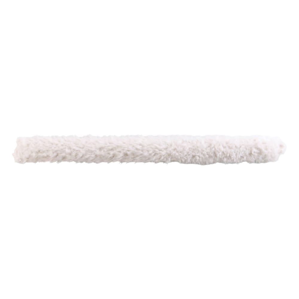 Boudin de porte imitation fourrure mouton blanc