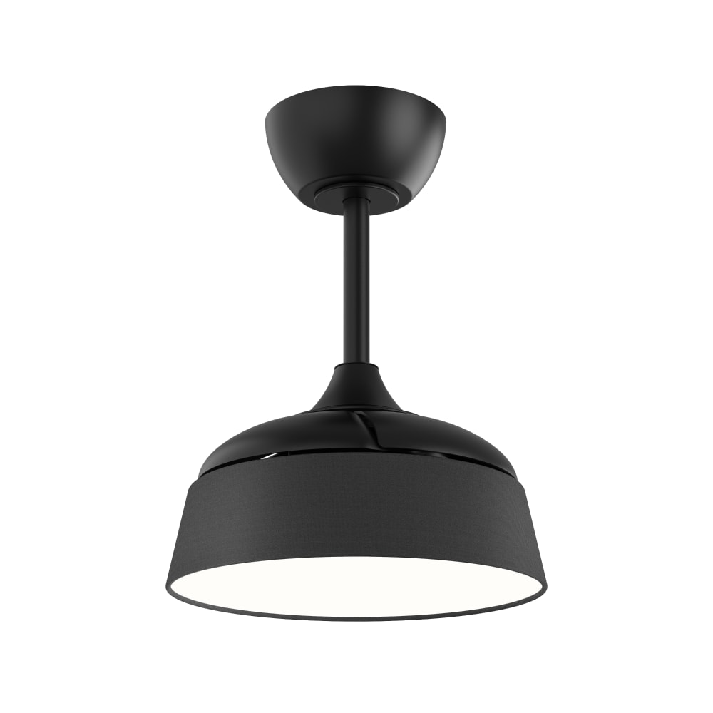 Sulion Deckenventilator WIZZ STILO LED 2200 lm Ø 55 cm schwarz DC einziehbar - Metall