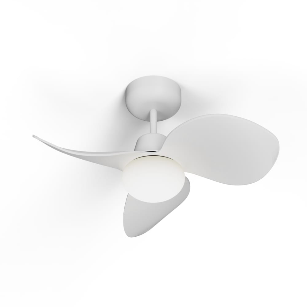 Sulion Deckenventilator SNAPFAN LED 6,5 W 3T Ø 86 cm weiß DC geräuscharm - Pvc - Polyvinlychlorid