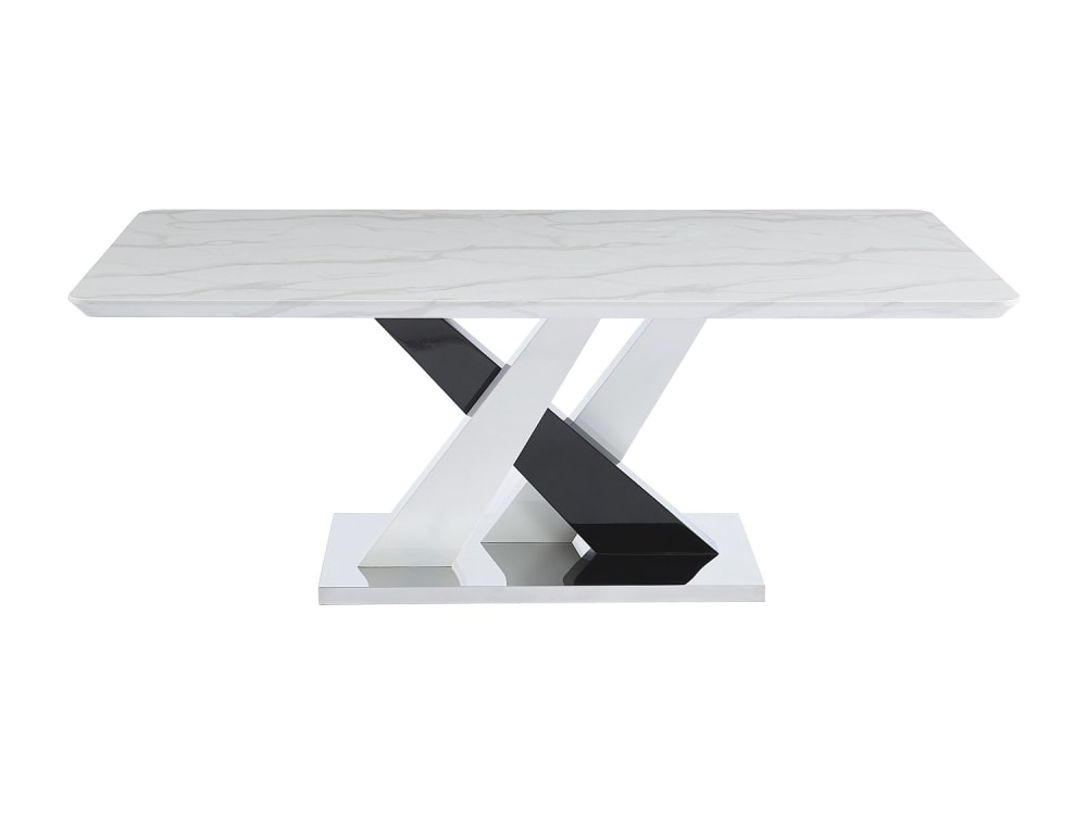 table à manger effet - blanc