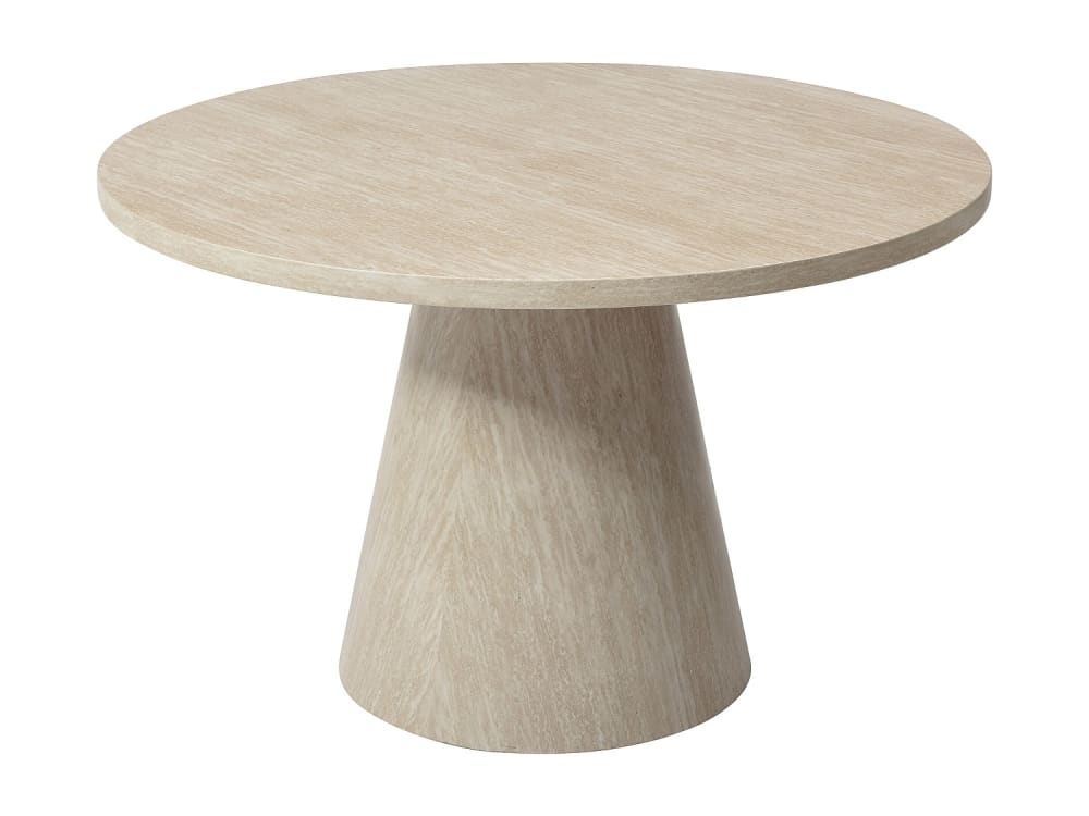 Table à manger effet bois beige — Beyit