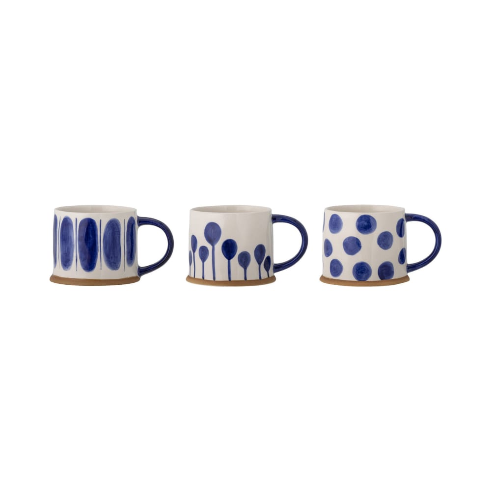Mugs en grès bleu (