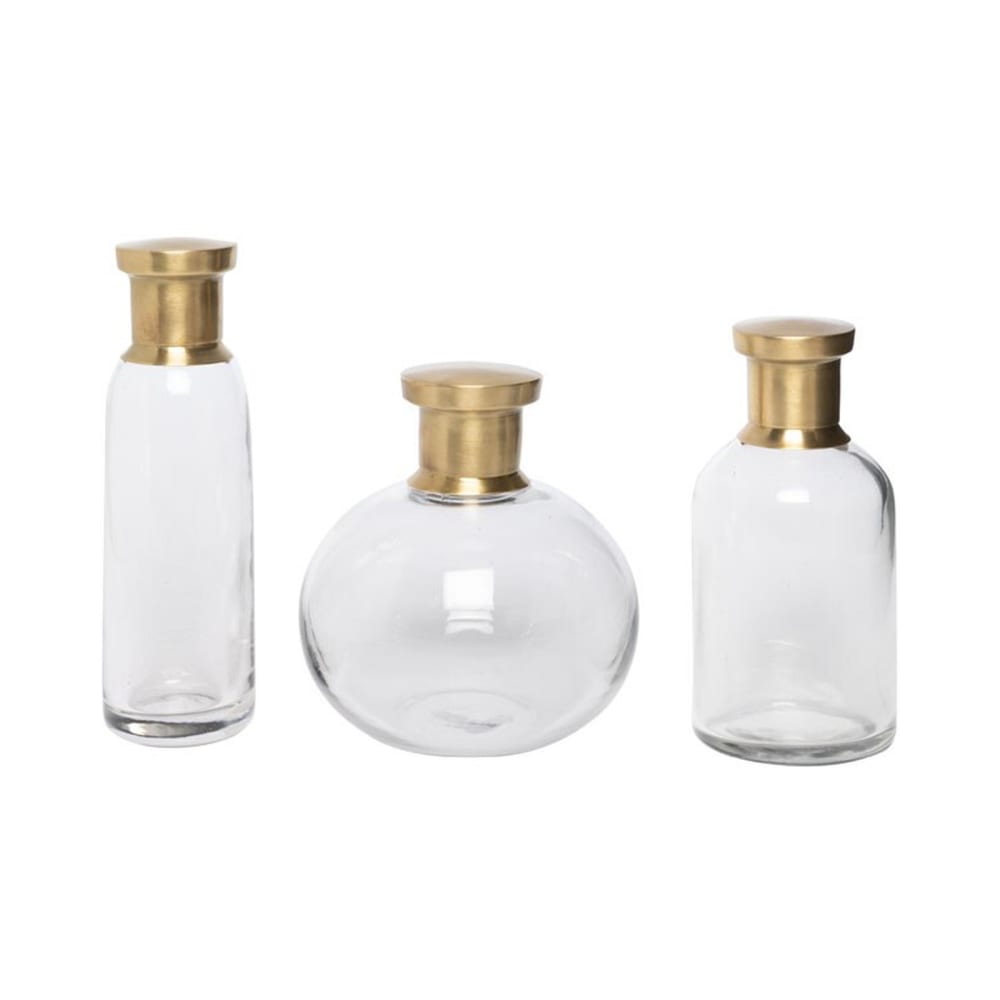 bocaux en verre transparent