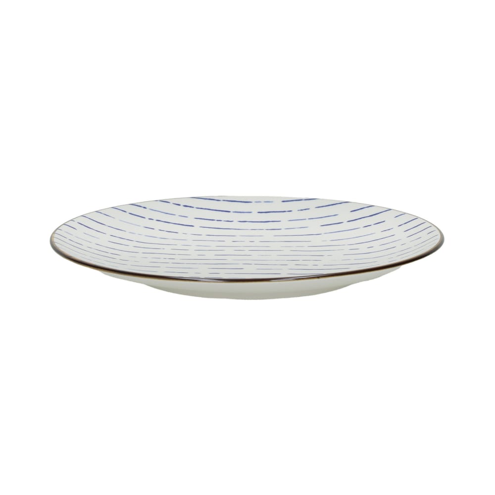 Assiette à dessert en porcelaine bleue Assiette à dessert en porcelaine bleue