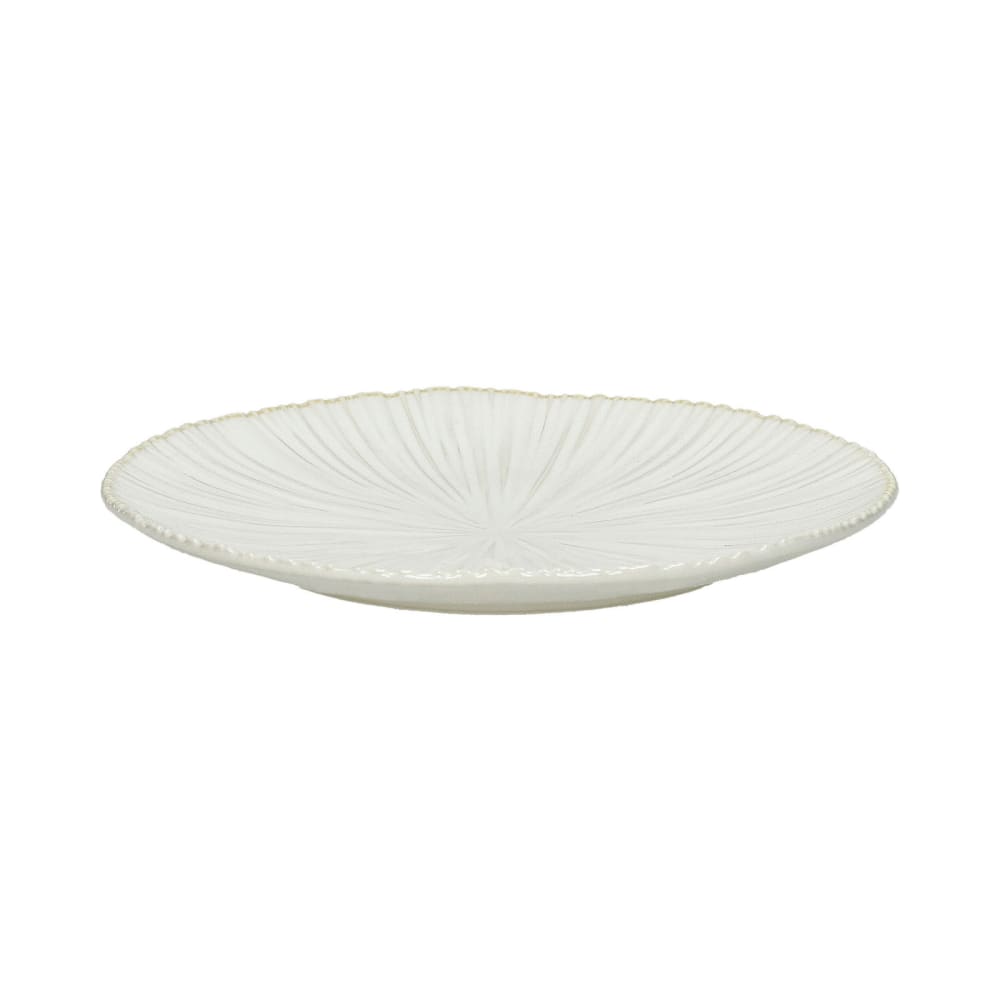 Assiette à dessert en porcelaine blanc