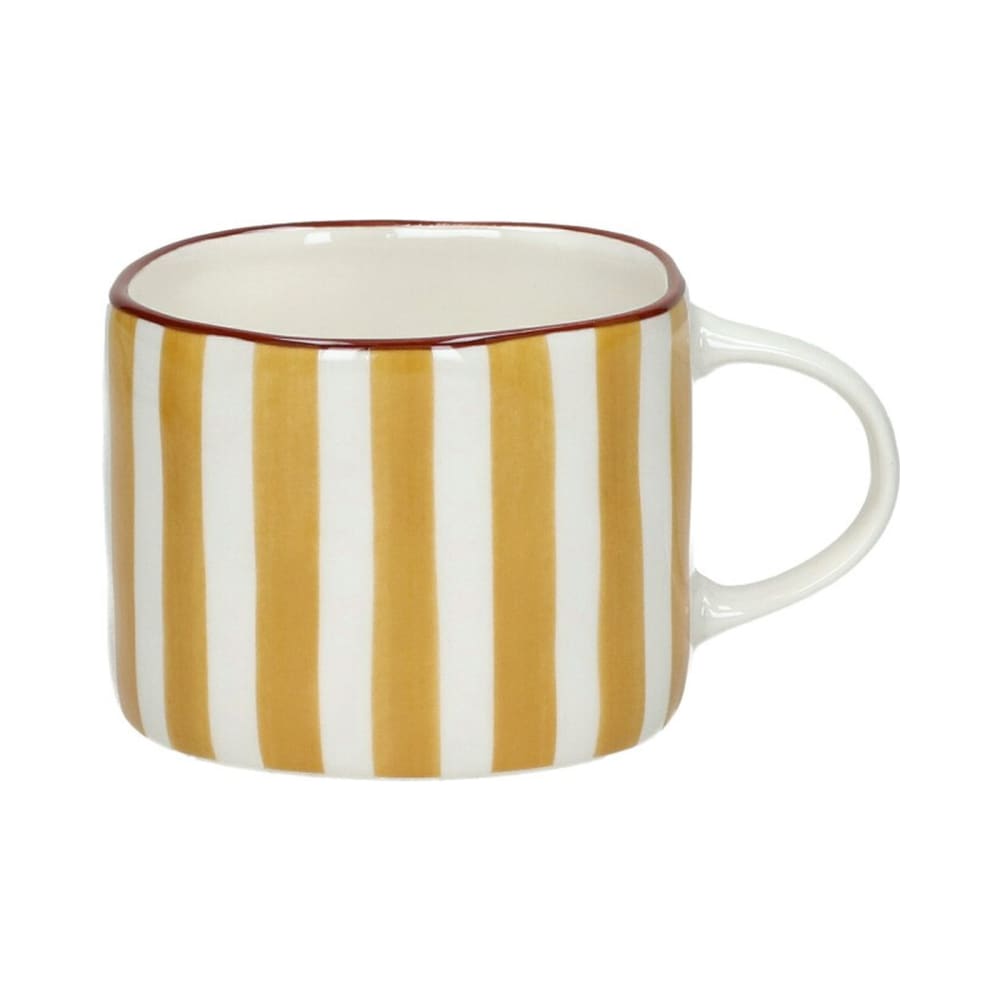 Mug en porcelaine jaune h6.80