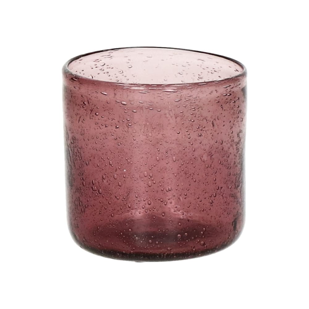 Verre en verre violet h8.2