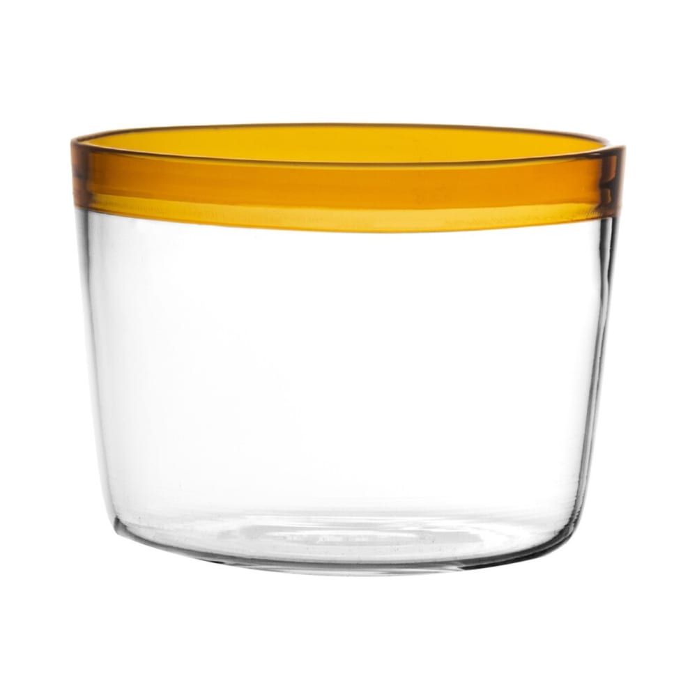 Verre à eau enverre ambre h6