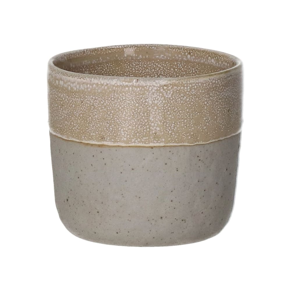 Verre en grès blanc h6.5 Verre en grès blanc h6.5
