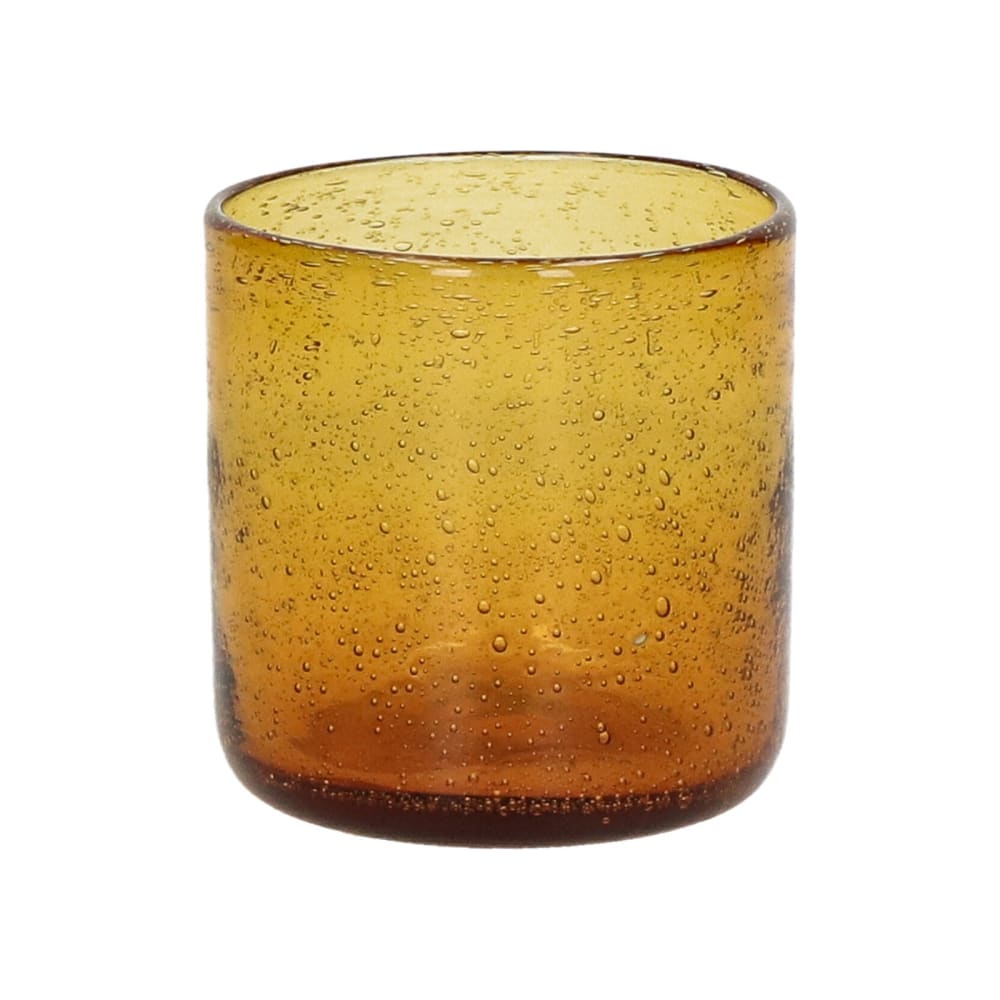 Verre en verre ambre h8.2 Verre en verre ambre h8.2