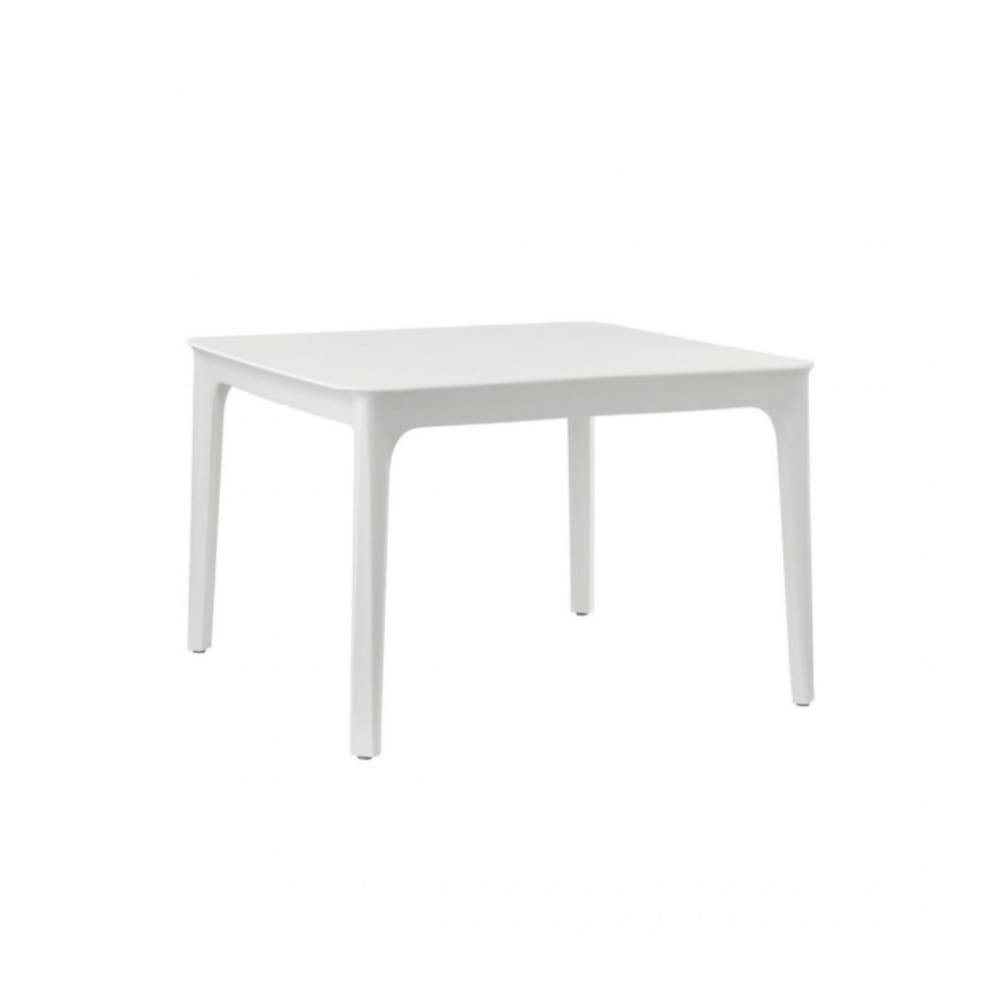 Table de jardin en plastique blanc