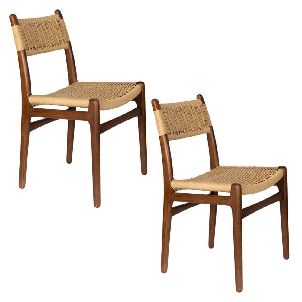 Lot de 2 chaises design