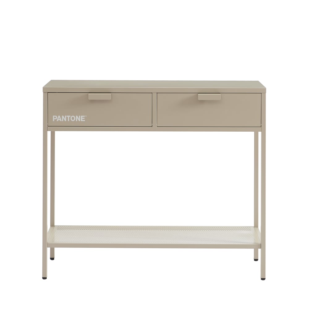 Console métal taupe 100cm