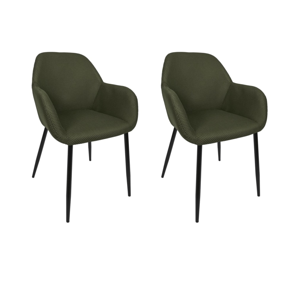 Lot de 2 fauteuils verts