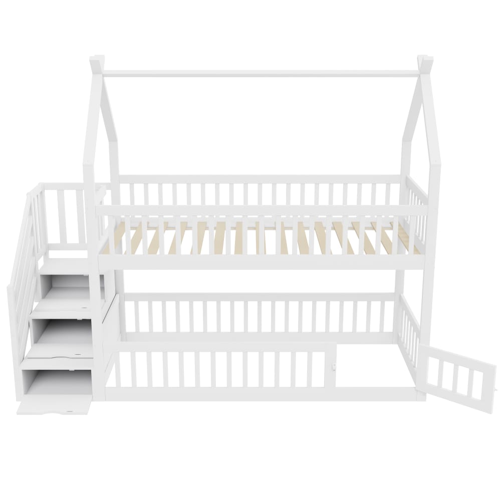 Lit superposé en bois - espace