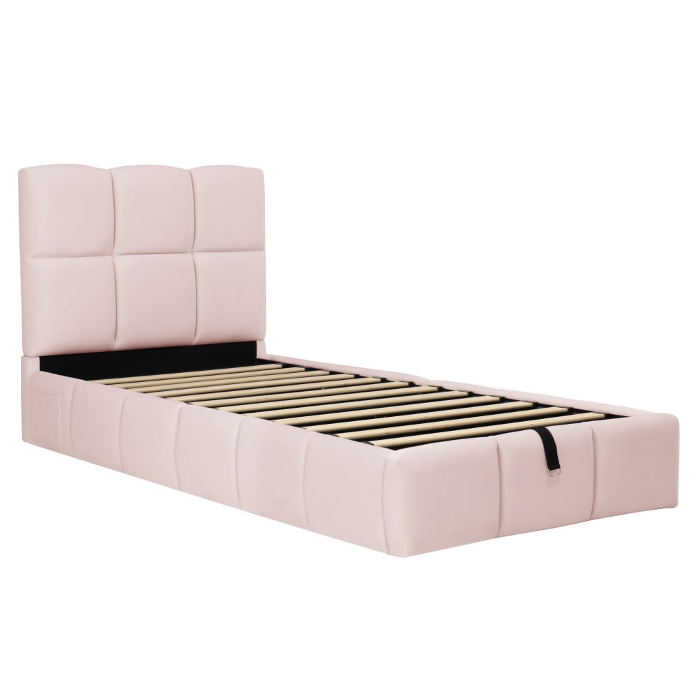 Lit enfant capitonné - rangement