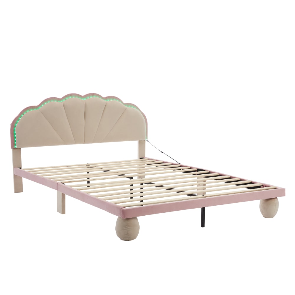Lit enfant en velours