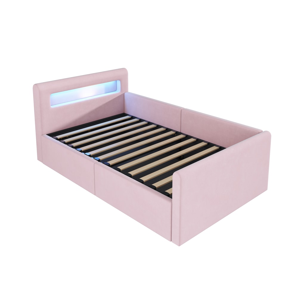 Lit enfant en velours - espace