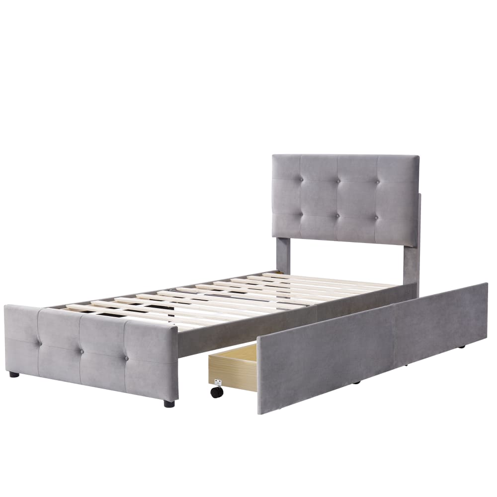 Lit enfant en velours