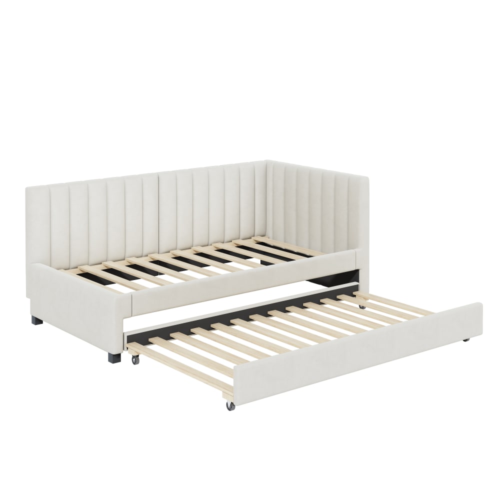 Lit enfant en velours - gigogne