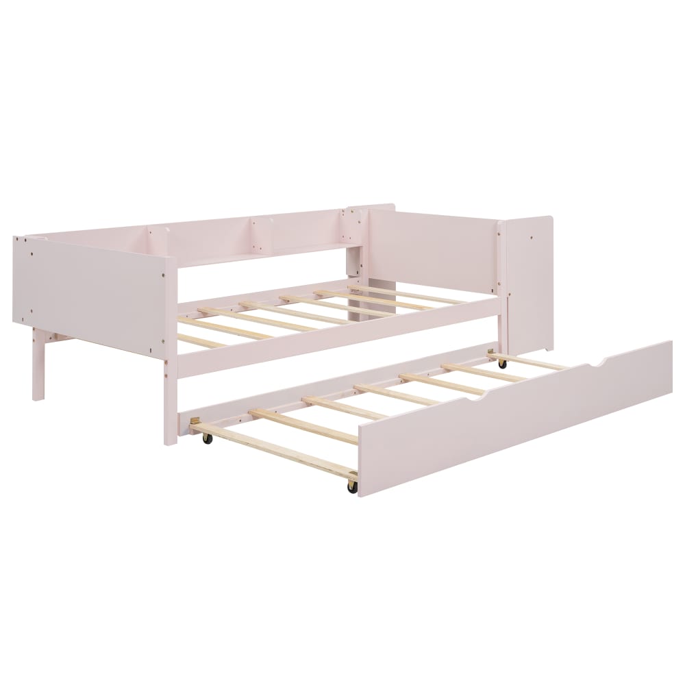 Lit enfant en bois rose - gigogne