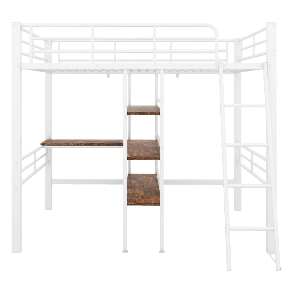 Lit mezzanine en fer