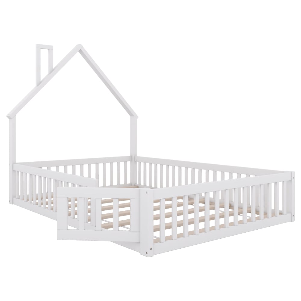 Lit enfant pin blanc
