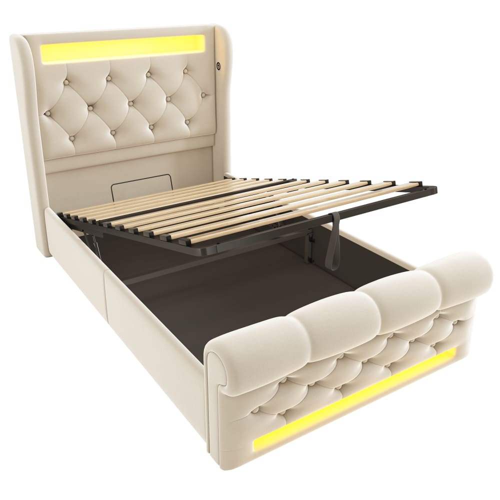 Lit enfant en velours