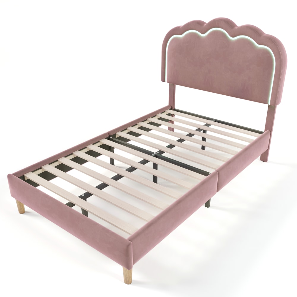 Lit enfant en velours