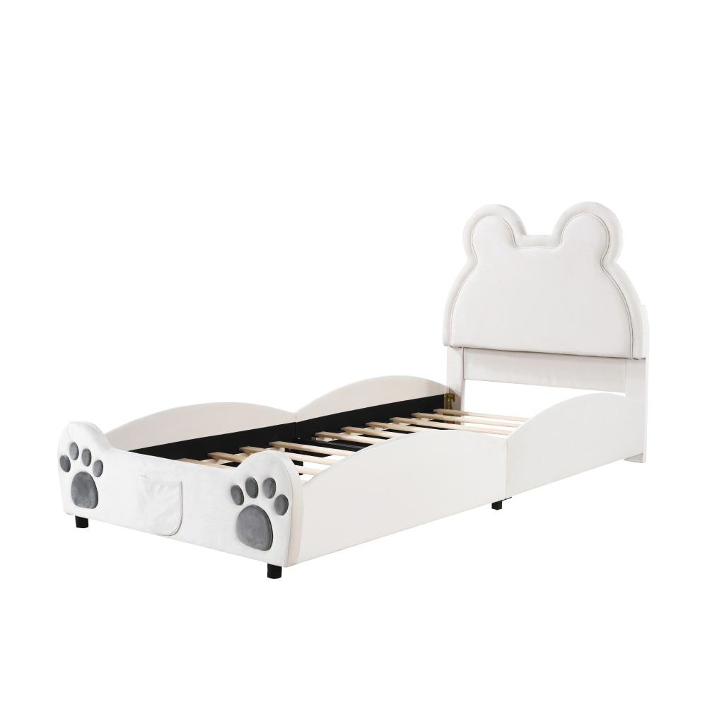Lit enfant en velours
