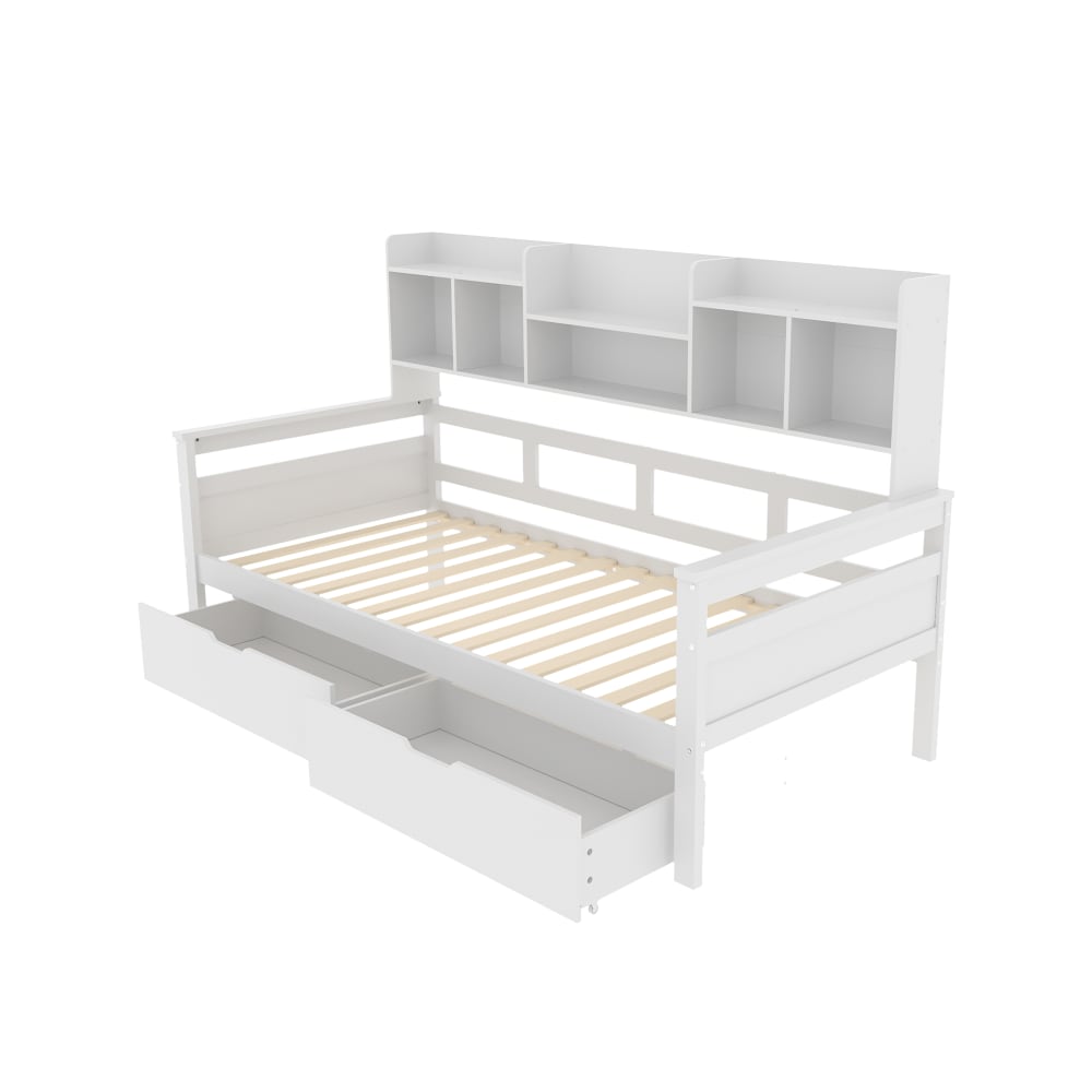 Lit enfant en bois blanc