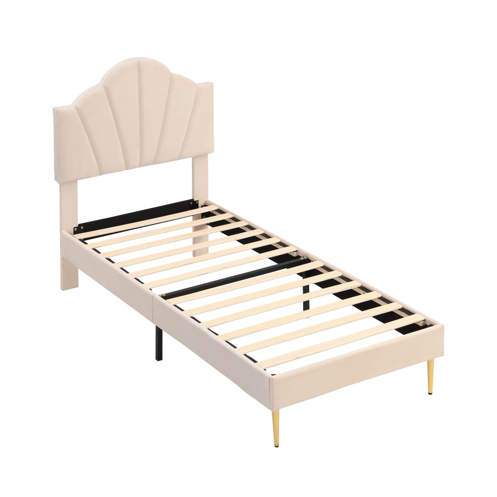 Lit enfant en velours