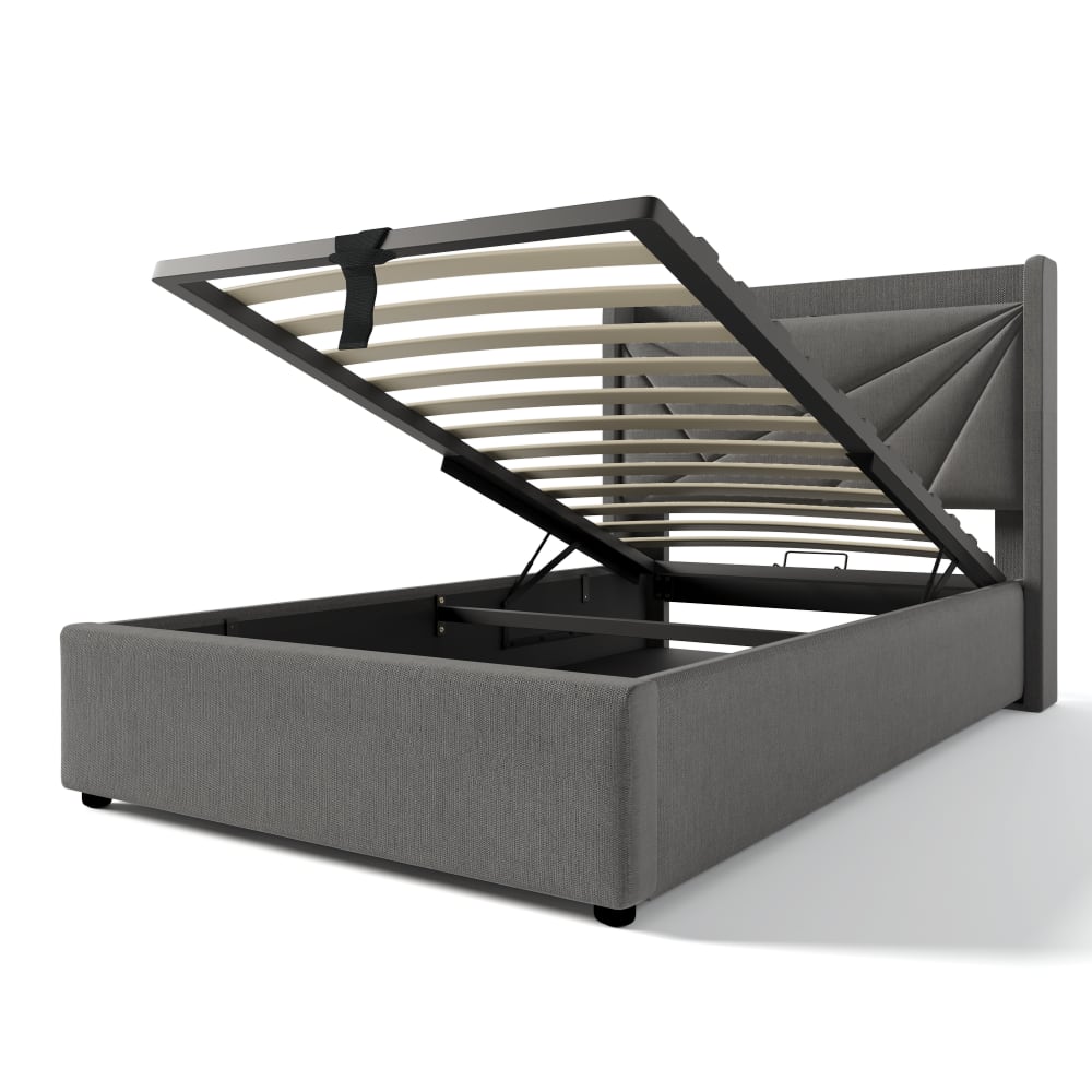 Lit enfant en lin 90x200 - espace