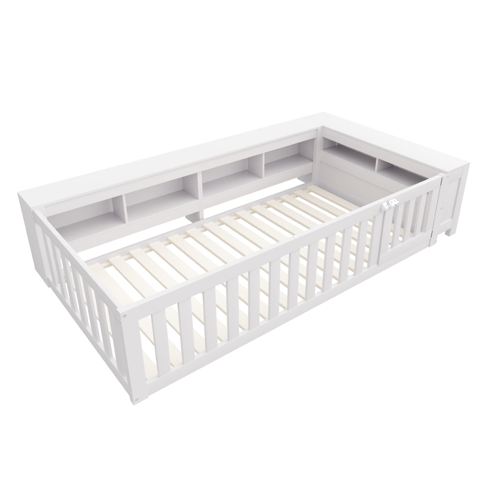 Lit enfant en bois blanc