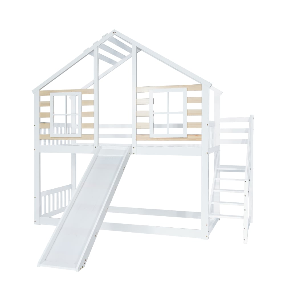 Lit mezzanine forme maison