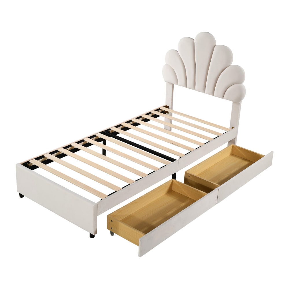 Lit enfant en velours