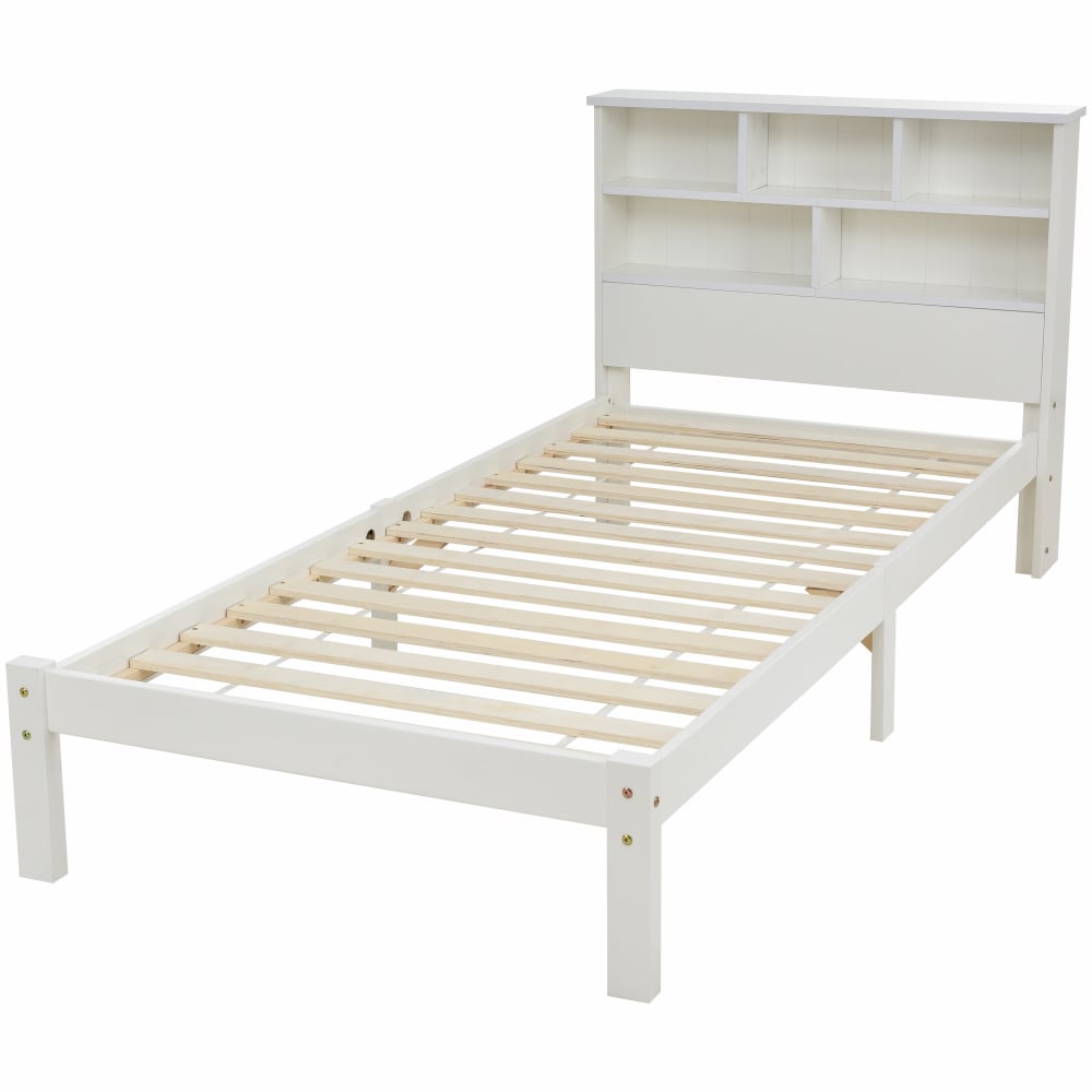 Lit enfant en bois blanc - tiroir