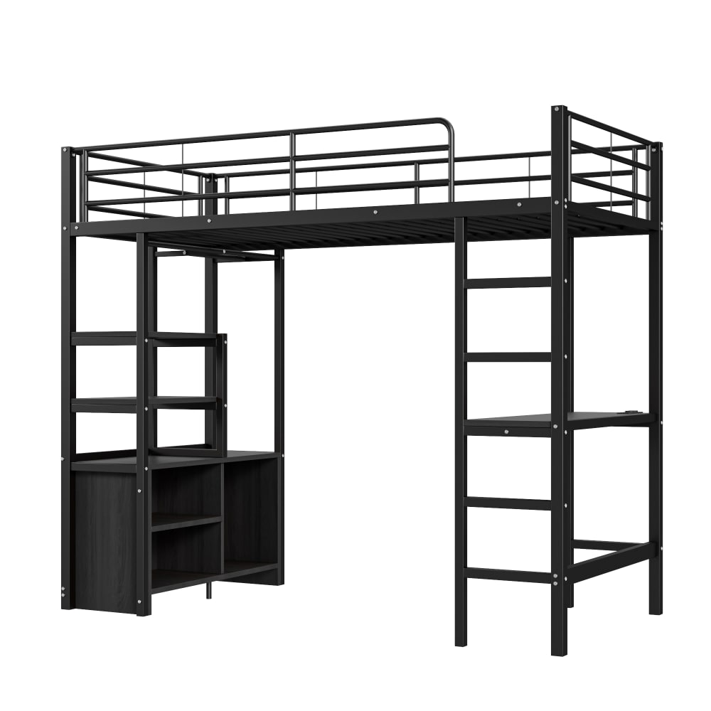 Lit mezzanine 90x200cm - bureau