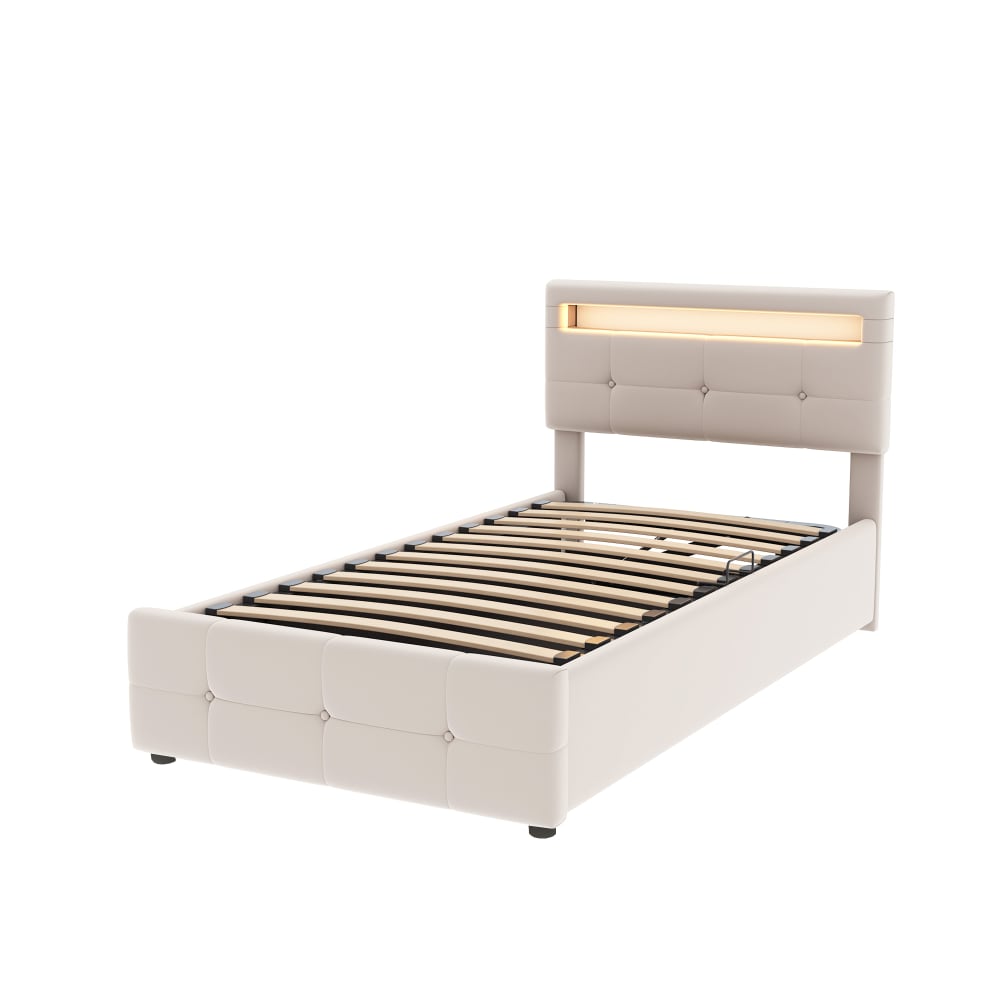 Lit enfant en velours