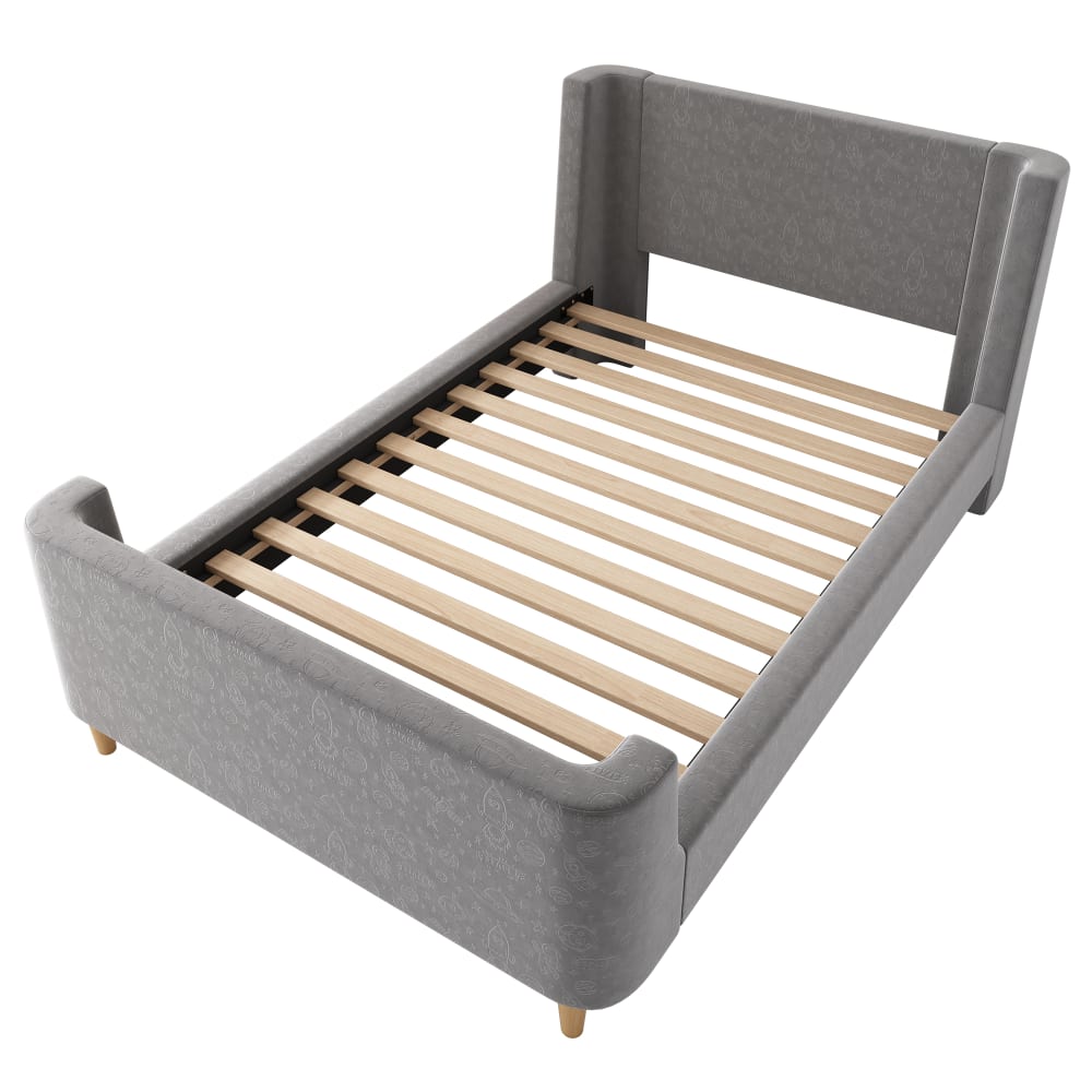 Lit enfant en velours