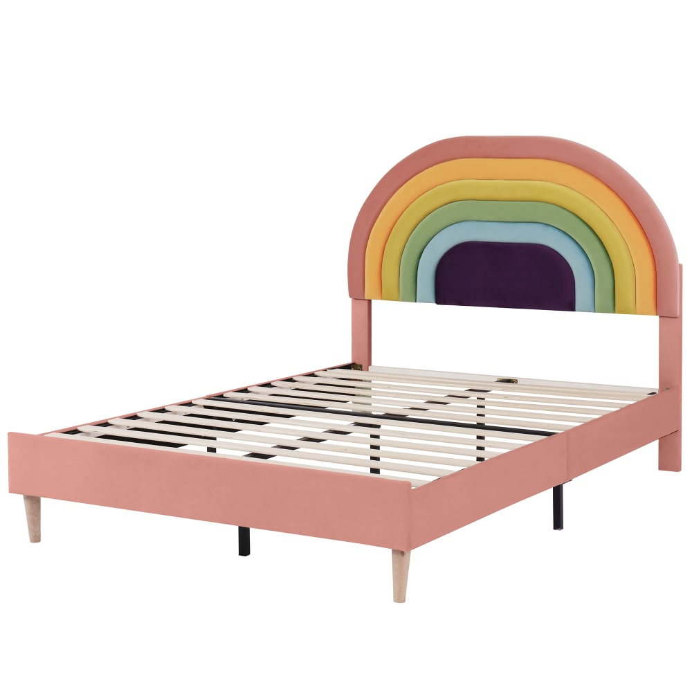 Lit enfant en velours