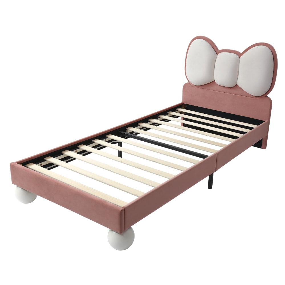 Lit enfant en velours - lumineuse