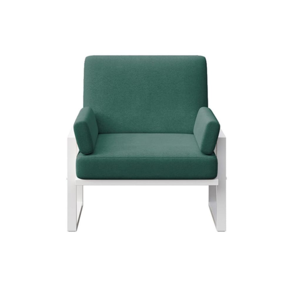 Fauteuil vert profond - cadre