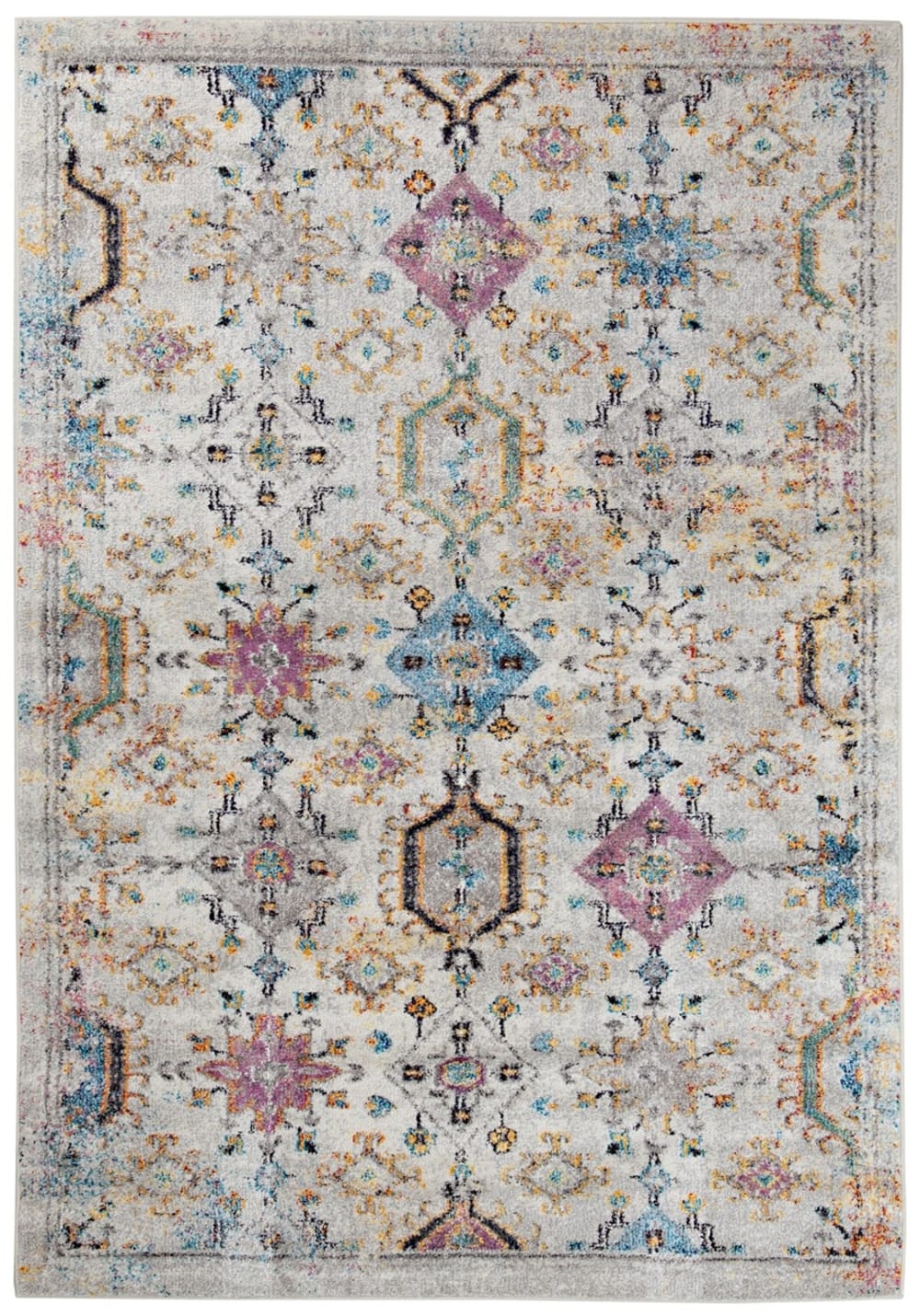 Carpet Living Teppich im orientalischen Stil aus mehrfarbigem Stoff 190x133 cm - Pp - Polypropylen