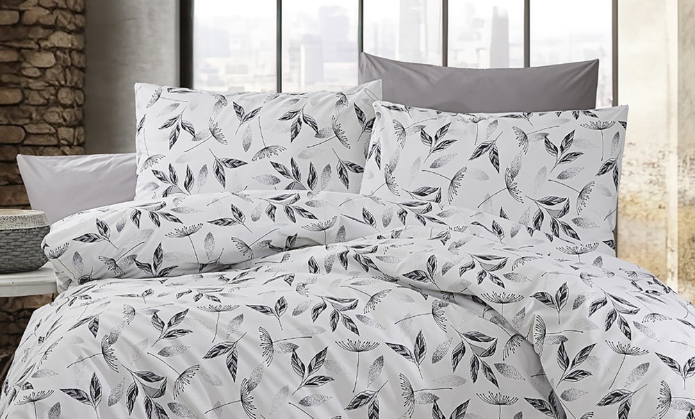 Parure de lit  2 personnes  200x200 cm coton imprimé - Maisons du Monde