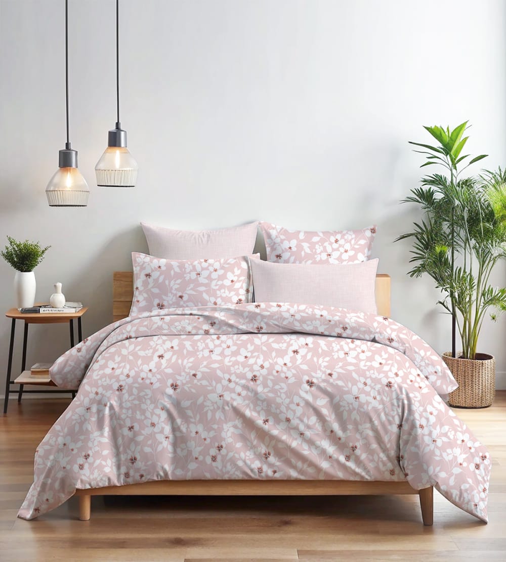 Parure de lit  2 personnes  240x220 cm coton imprimé