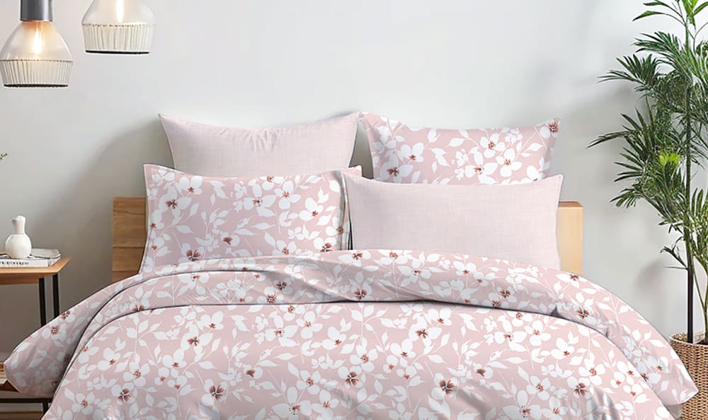Parure de lit  2 personnes  240x220 cm coton imprimé - Maisons du Monde