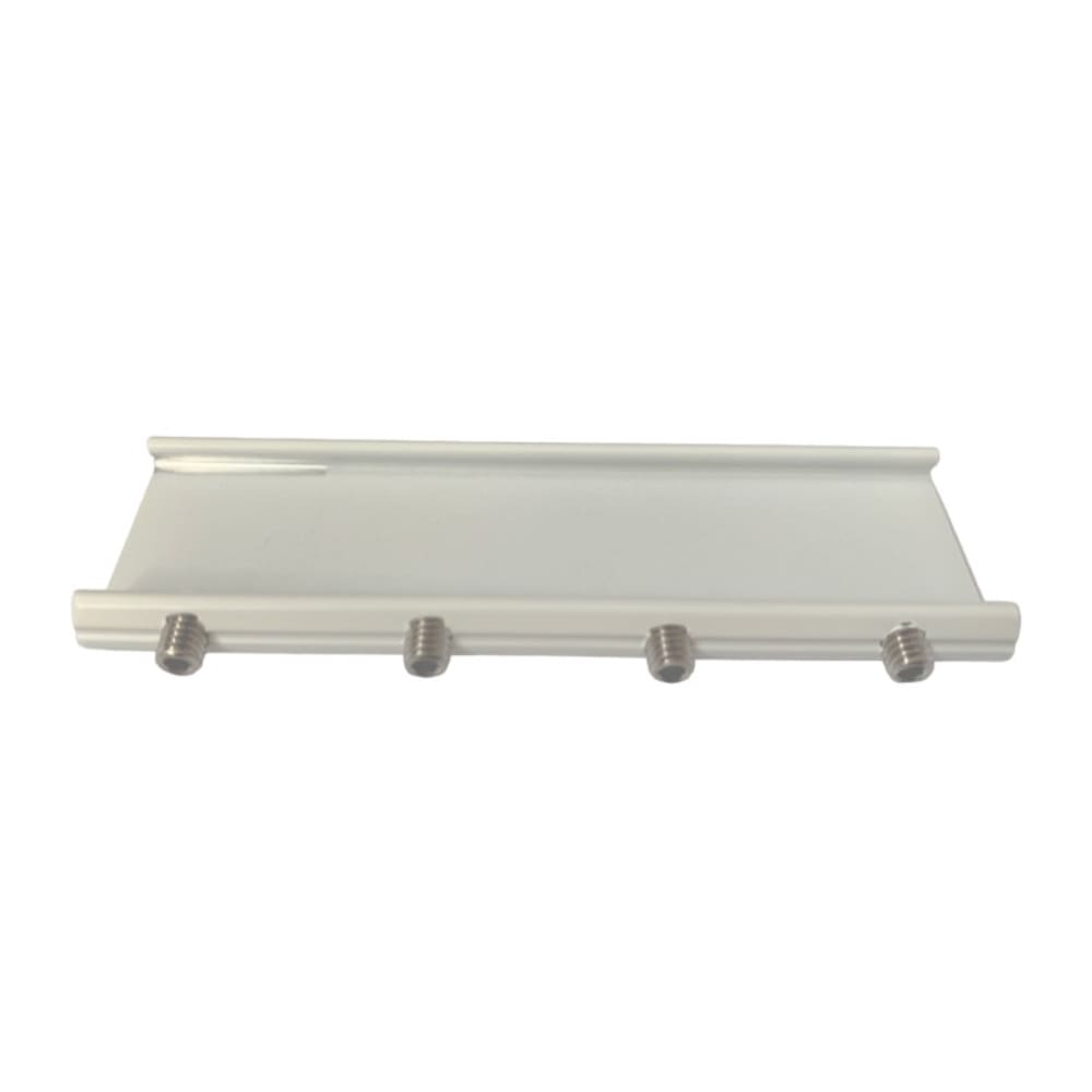 Raccord tringle rail pour rideau blanc blanc — vue 3